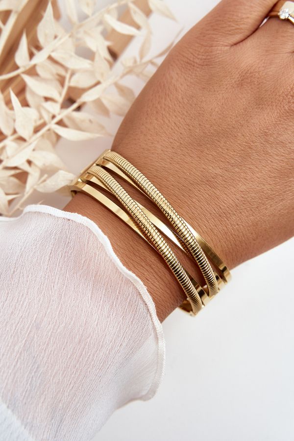 Kesi Women's Gold Bracelet Made of Surgical Steel