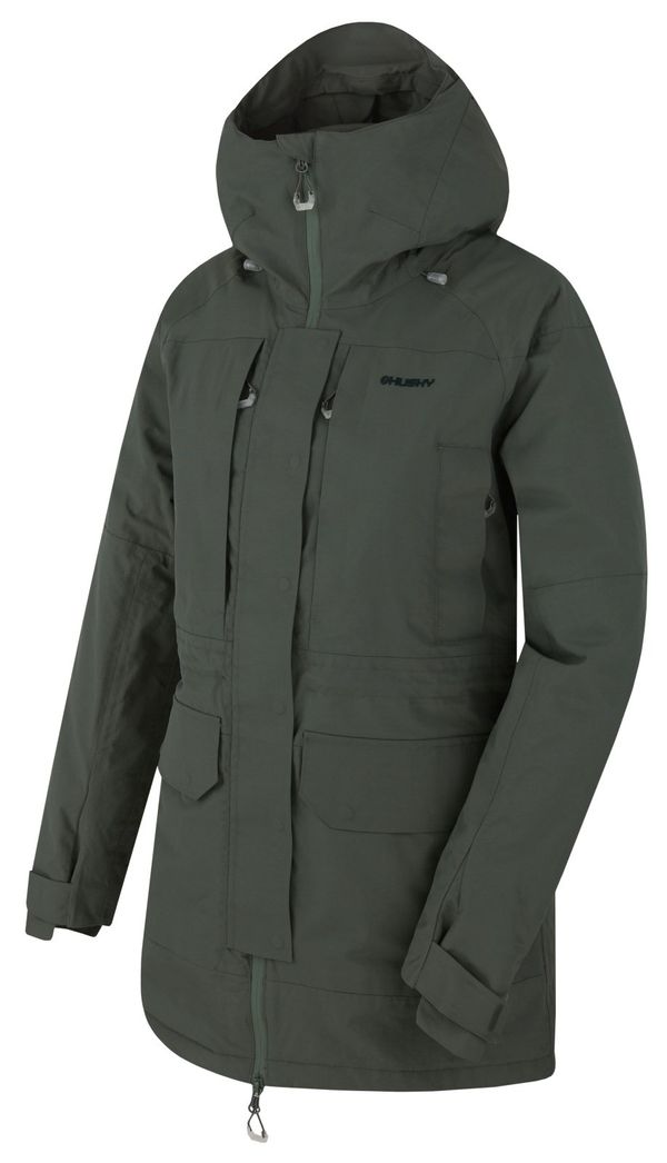 HUSKY Women's hardshell jacket HUSKY Nigalo L dk. Grey Green