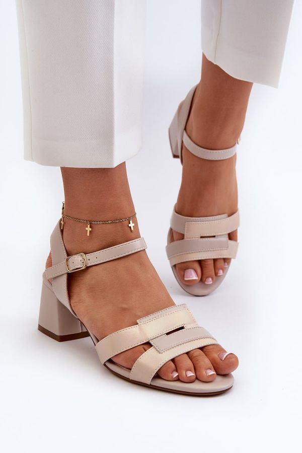 SERGIO LEONE Women's High Heel Sandals in Faux Leather Sergio Leone