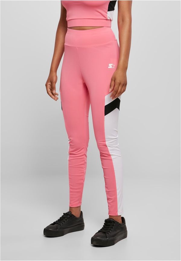 Starter Black Label Women's high-waisted starter sports leggings pnkgrpfrt/wht/blk
