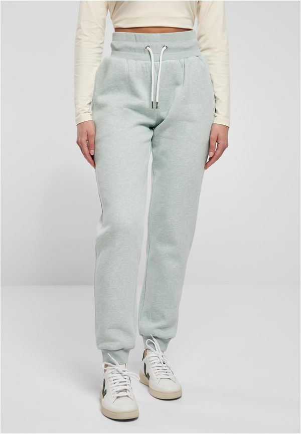 Urban Classics Women's high-waisted sweatpants Melange Sweat Salvia melange pants