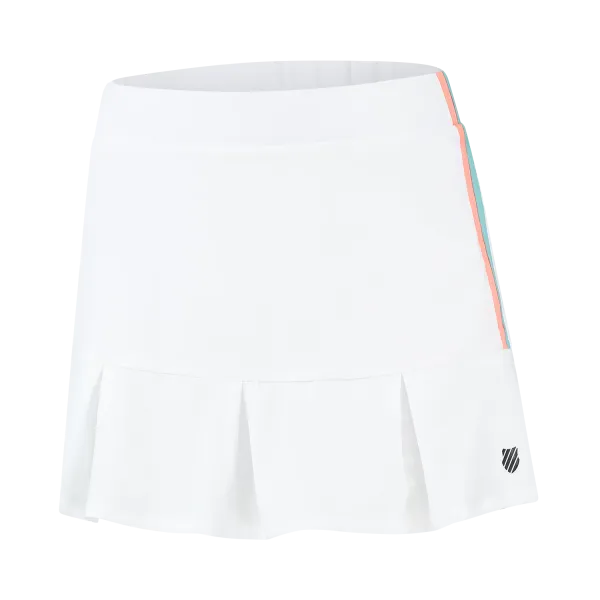 K Swiss Women's K-Swiss Hypercourt Pleated Skirt 3 White L