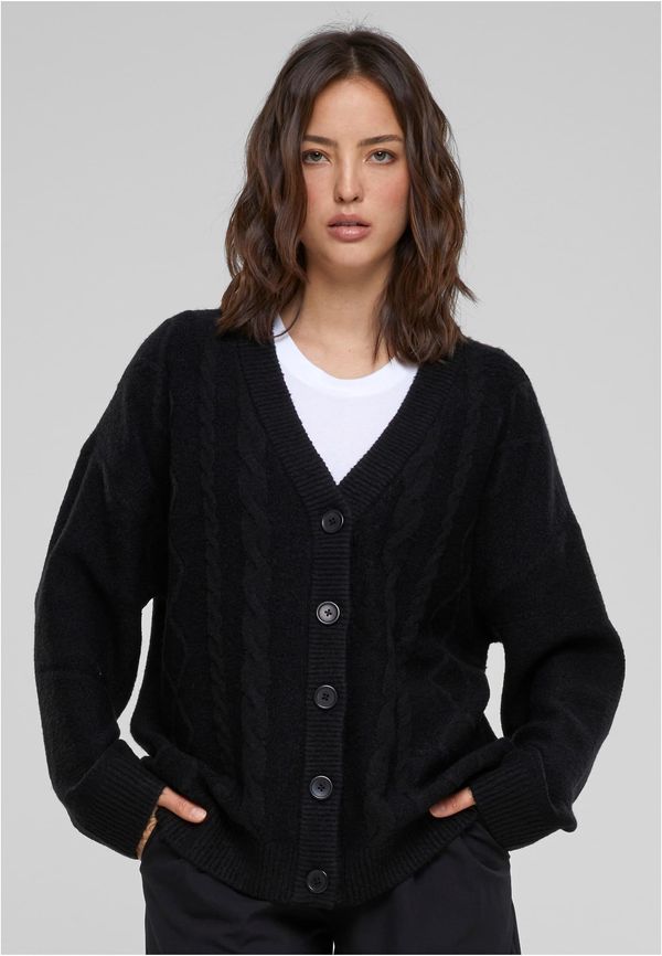 Urban Classics Women's knitted cardigan black