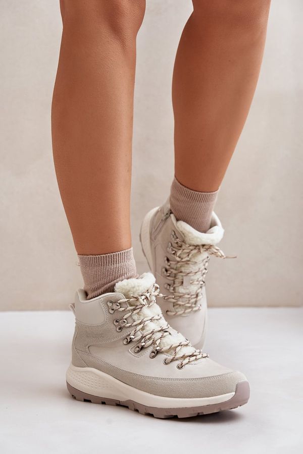 Lee Cooper Women's lightweight zip trapper shoes Lee Cooper light beige