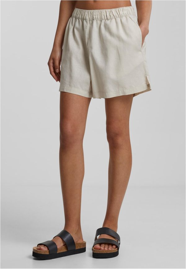 UC Ladies Women's Linen Shorts - Cream