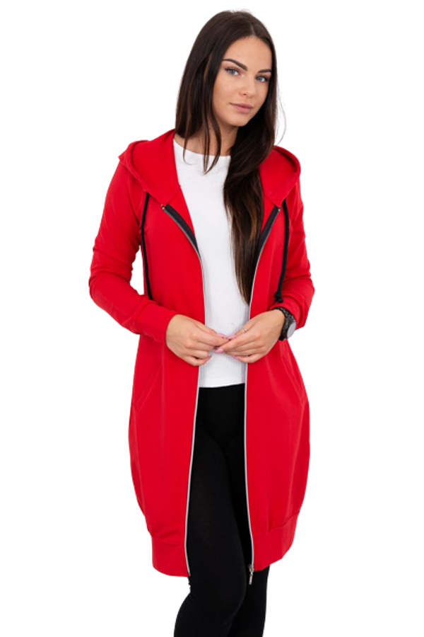 Kesi Women's long hoodie Kesi - red