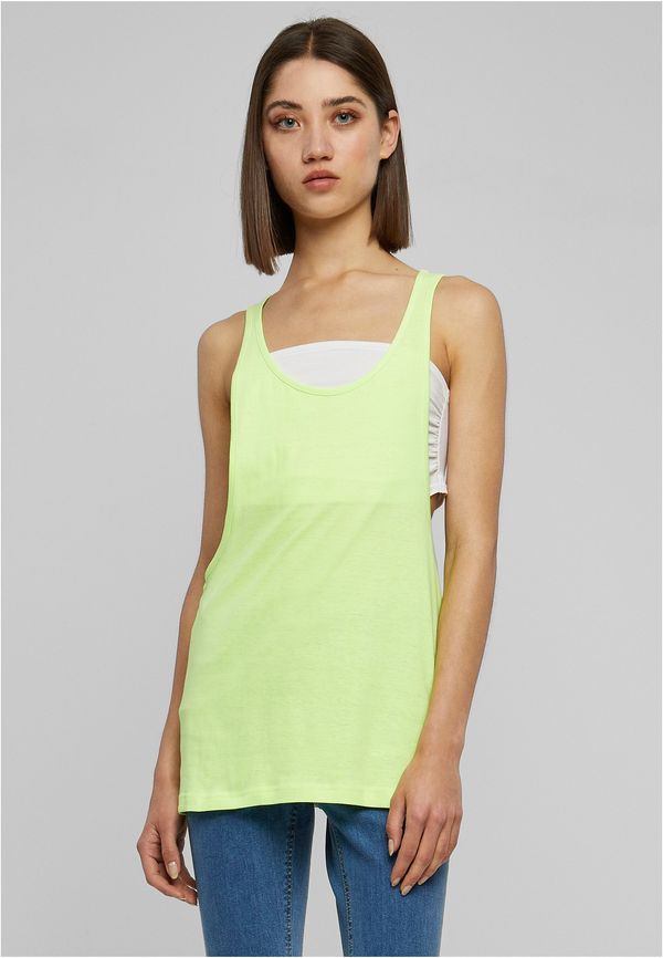 Urban Classics Women's loose neon tank top neonyellow