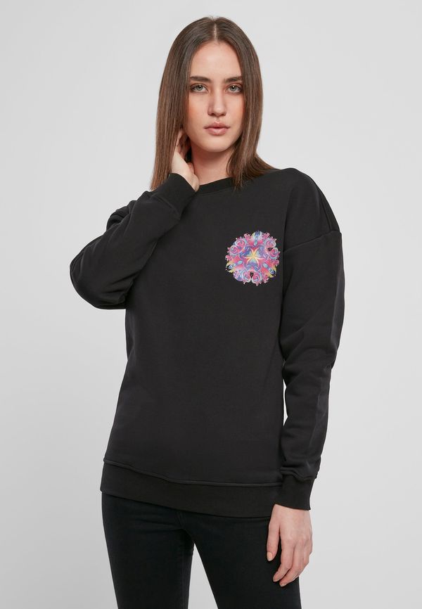 MT Ladies Women's Mandala Crewneck Sweatshirt Black