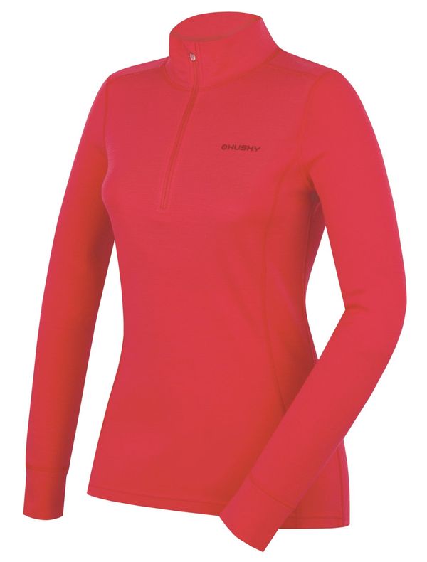 HUSKY Women's merino sweatshirt HUSKY Aron Zip L pink