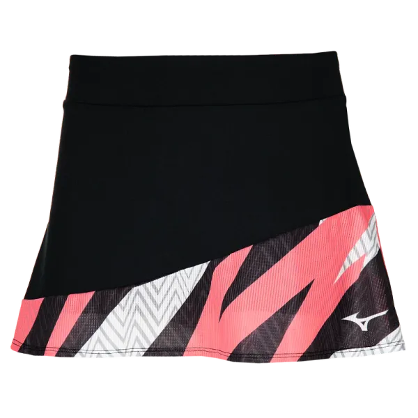 Mizuno Women's Mizuno Flying Skirt Black/Neon Flame S