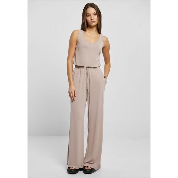 Urban Classics Women's modal jumpsuit without long sleeves dukrose