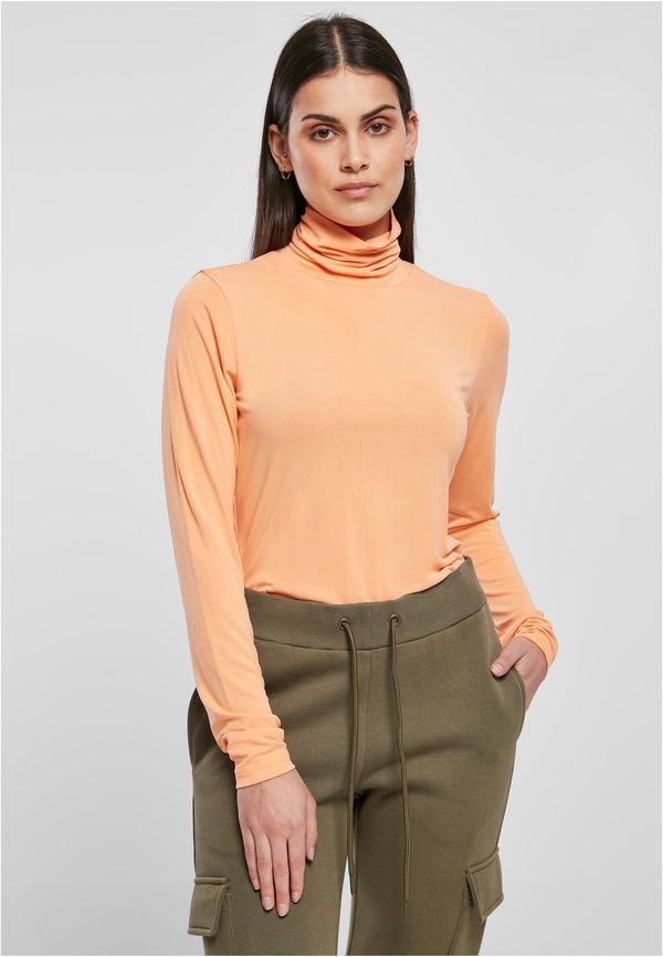 Urban Classics Women's modal turtleneck UC - papaya