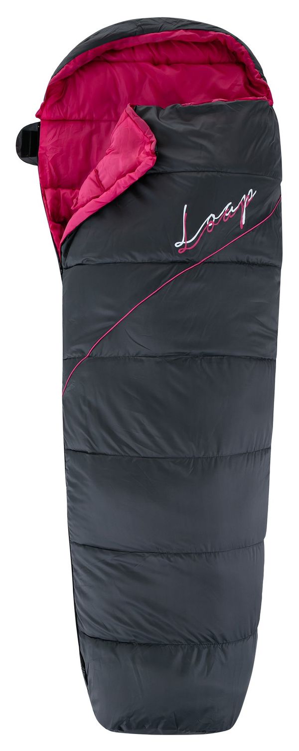 LOAP Women's mummy sleeping bag LOAP LAGHAU L Grey/Pink