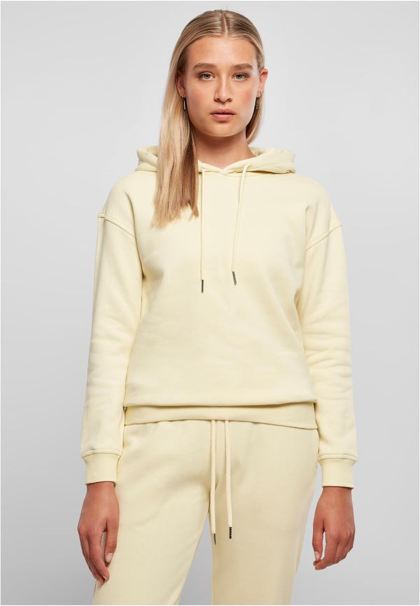 Urban Classics Women's organic hoodie soft yellow