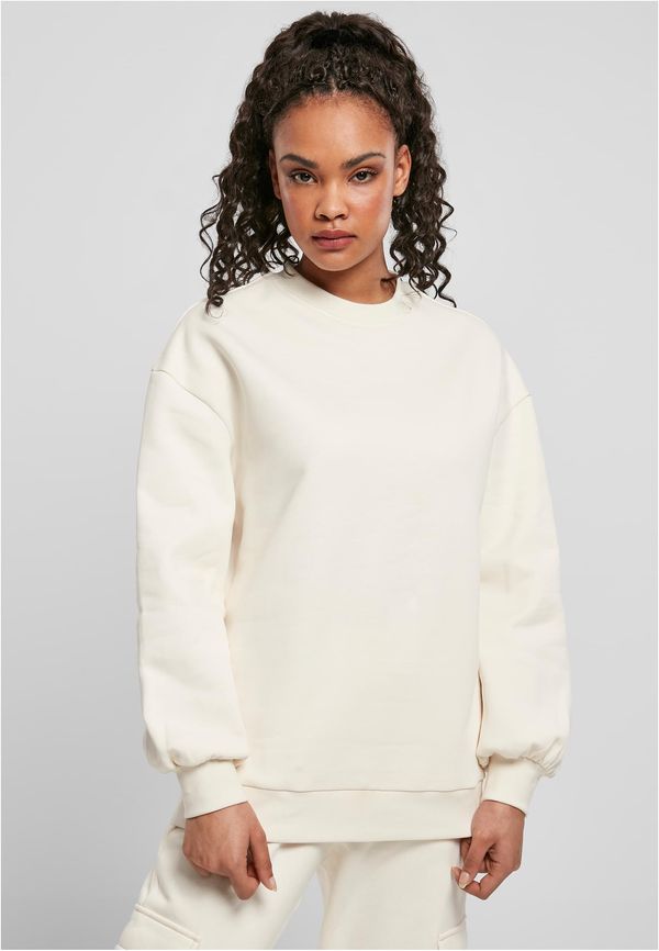 UC Ladies Women's Organic Oversized Crew Whitesand