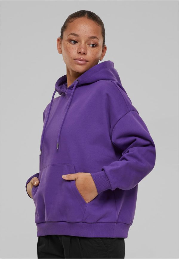 Urban Classics Women's Organic Oversized Hoodie Purple