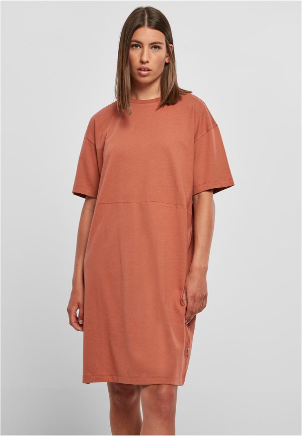 UC Ladies Women's Organic Oversized Terracotta T-Shirt with Slit