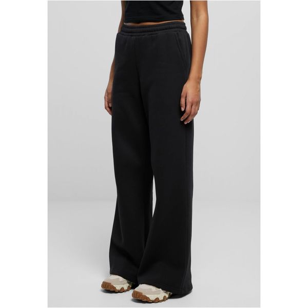 Urban Classics Women's Organic Ultra Wide Sweatpants Black