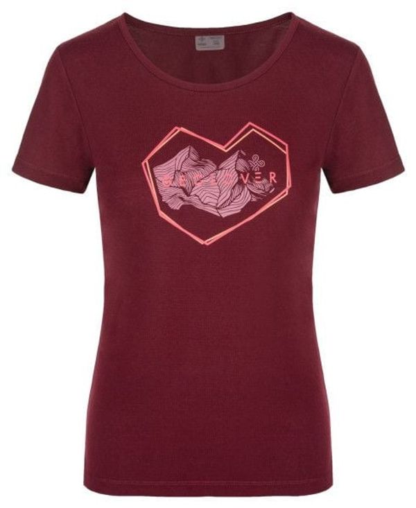 Kilpi Women's outdoor T-shirt Kilpi GAROVE-W dark red