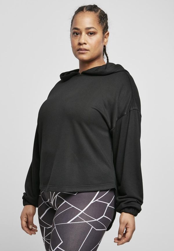 UC Ladies Women's Oversized Modal Terry Terry Hoodie Black