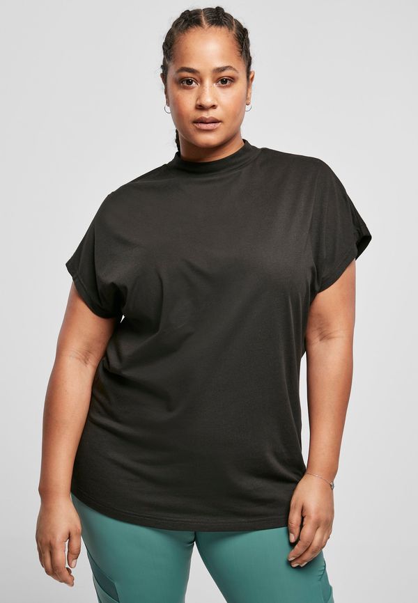 Urban Classics Women's oversized viscose T-shirt with black sleeve