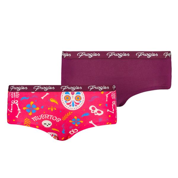 Frogies Women's panties 2P Frogies Christmas Muertos