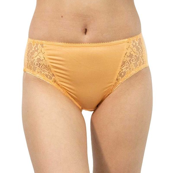 Gina Women's panties Gina orange with lace (10120)