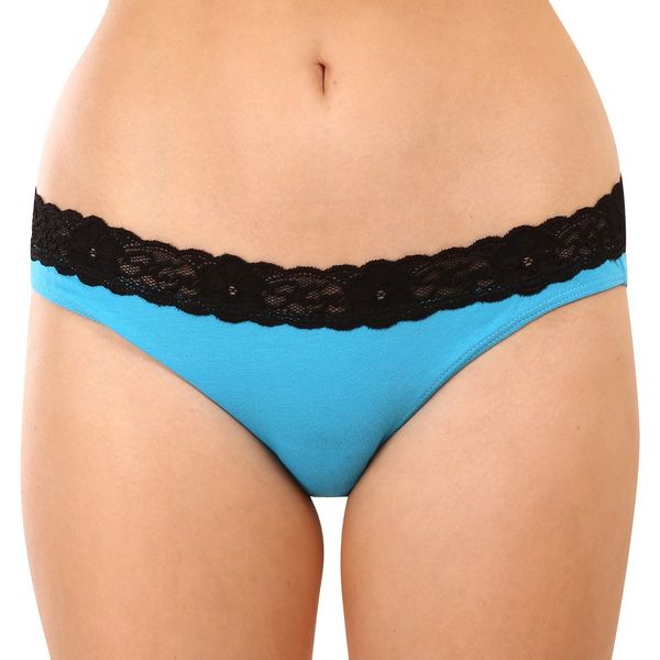 STYX Women's panties Styx with lace blue
