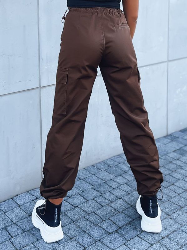 DStreet Women's parachute pants ADVENTURE brown UY1638