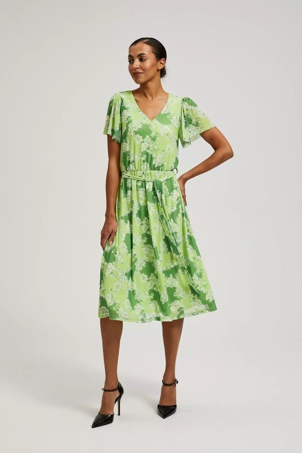 Moodo Women's patterned dress MOODO - green