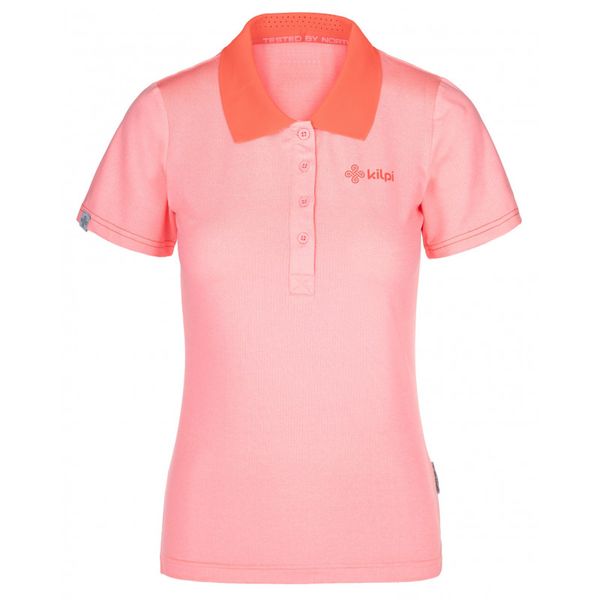 Kilpi Women's polo shirt KILPI COLLAR-W light pink
