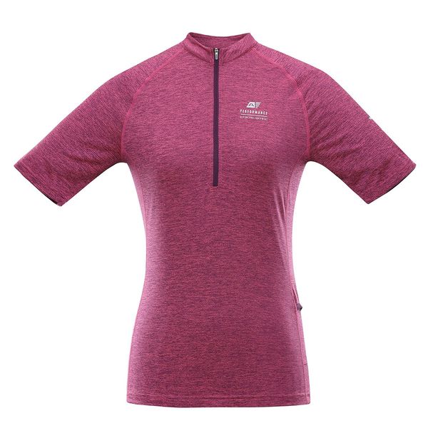 ALPINE PRO Women's quick-drying cycling shirt ALPINE PRO LATTERA wood violet