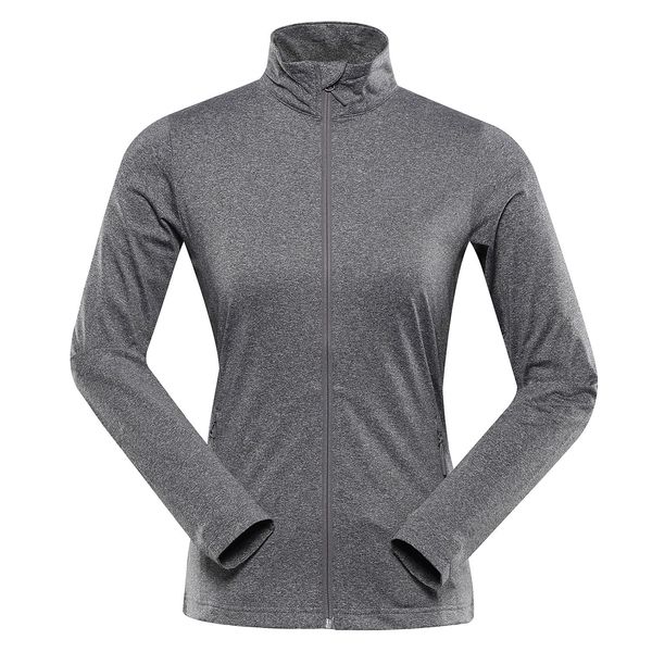 ALPINE PRO Women's quick-drying sweatshirt ALPINE PRO GOLLA dk.true gray