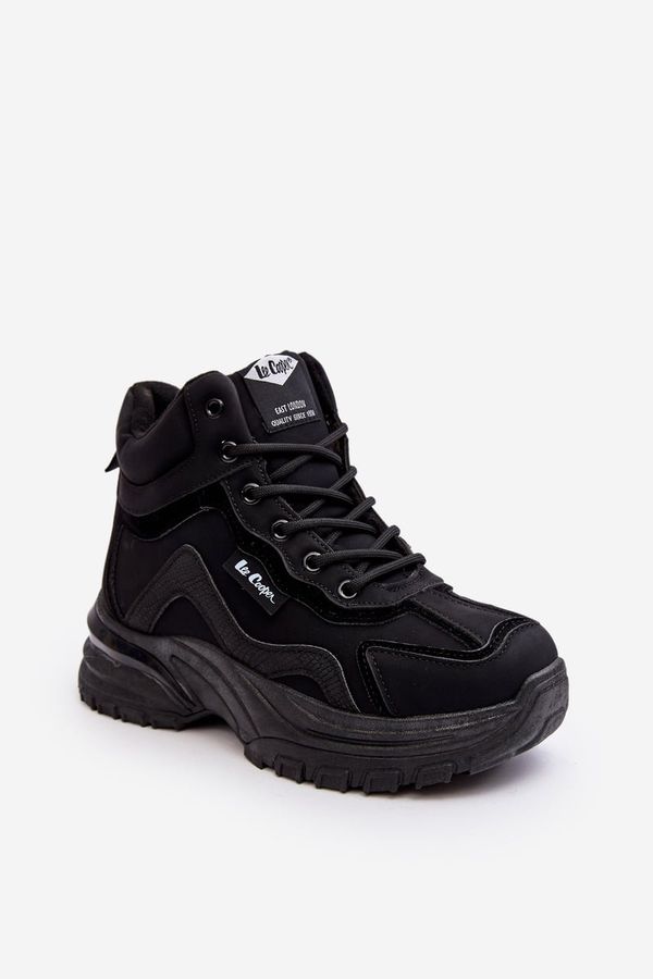 Lee Cooper Women's Quilted Lace-up Trapper Boots Lee Cooper