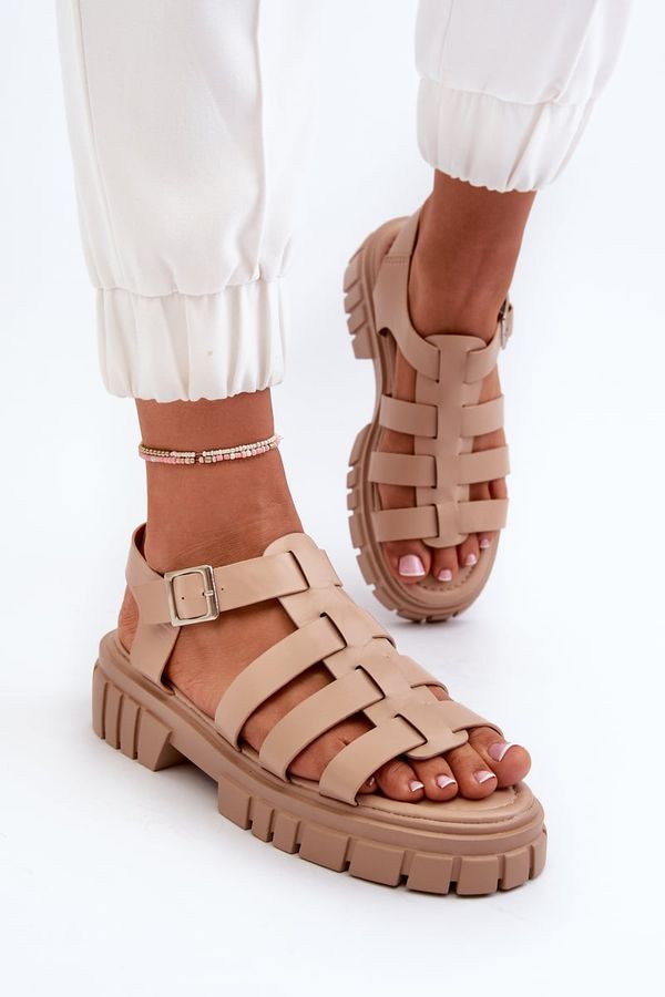Kesi Women's Roman sandals beige Rosarose