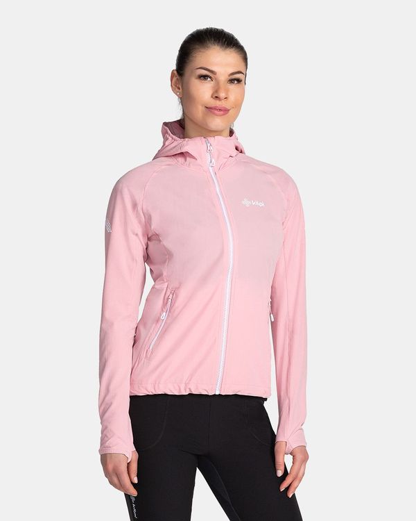 Kilpi Women's running jacket Kilpi NEATRIL-W Light pink