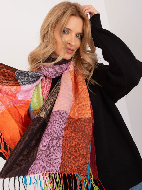 Fashionhunters Women's scarf with colorful patterns