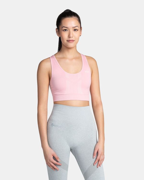 Kilpi Women's seamless sports bra KILPI WINIE-W Light pink