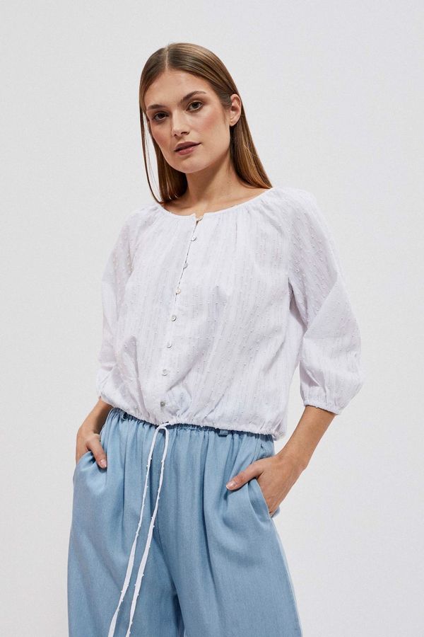 Moodo WOMEN'S SHIRT L-KO-4020 WHITE