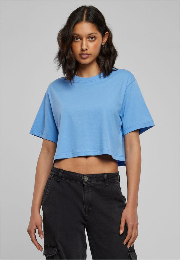 UC Ladies Women's short oversized T-shirt horizontal blue