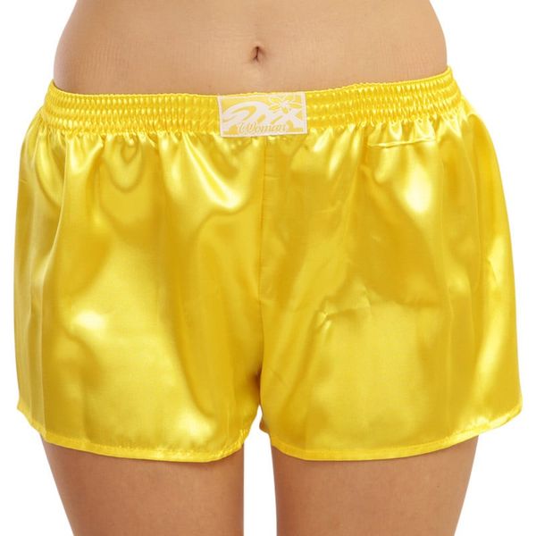 STYX Women's shorts Styx classic rubber satin yellow
