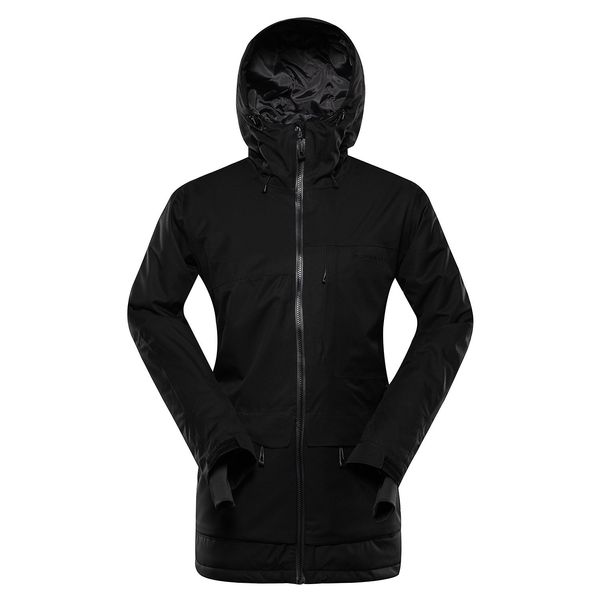 ALPINE PRO Women's ski jacket with PTX snow membrane ALPINE PRO GARGA black