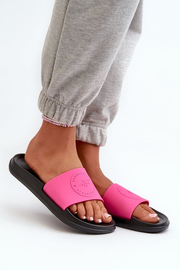 4F Women's Slides 4FMM00FFLIF045-55S Pink-Black