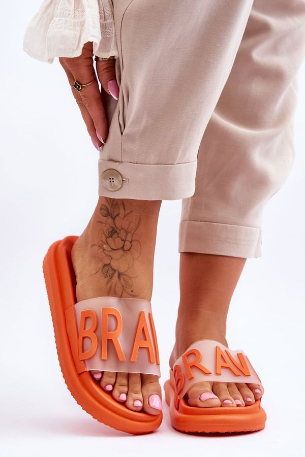 Kesi Women's slippers on the Orange Brave platform