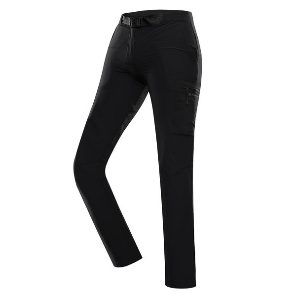 ALPINE PRO Women's softshell pants with cool-dry ALPINE PRO CORBA black