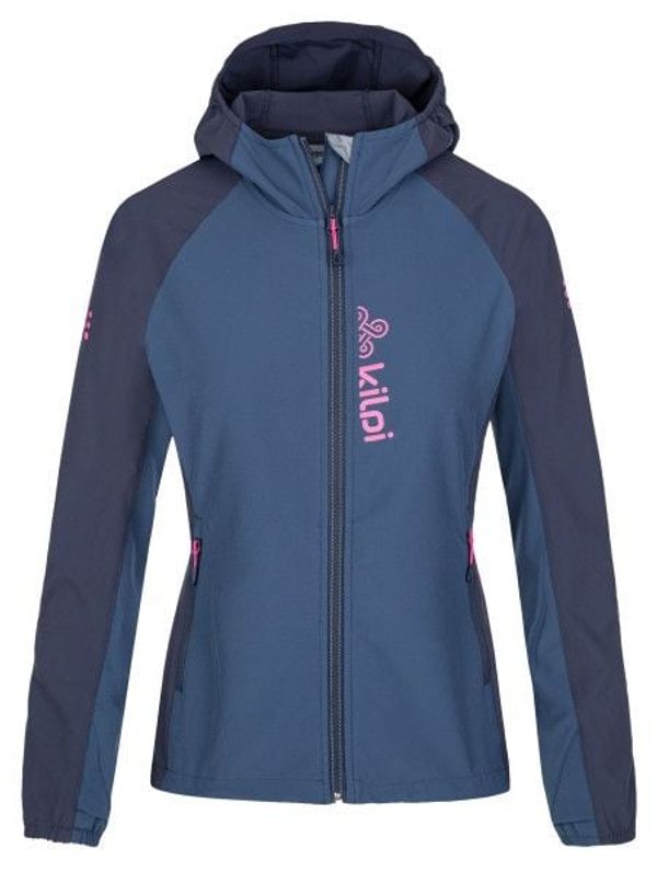 Kilpi Women's softshell running jacket Kilpi BALANS-W dark blue