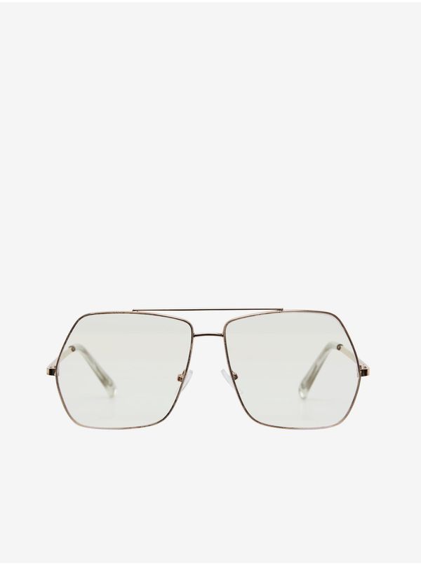 Pieces Women's Sunglasses in Gold Pieces Barrie - Women's