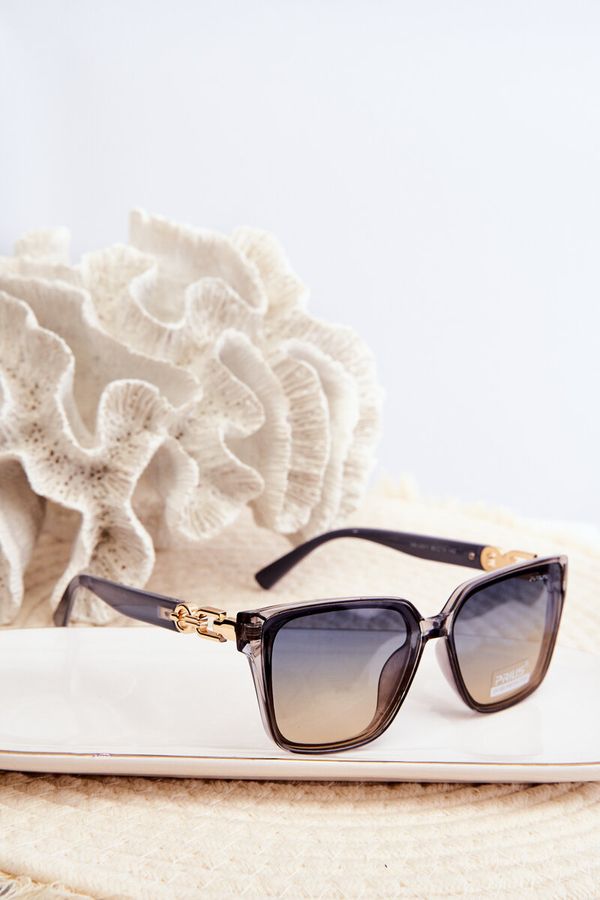Kesi Women's sunglasses with decorative details UV400 grey
