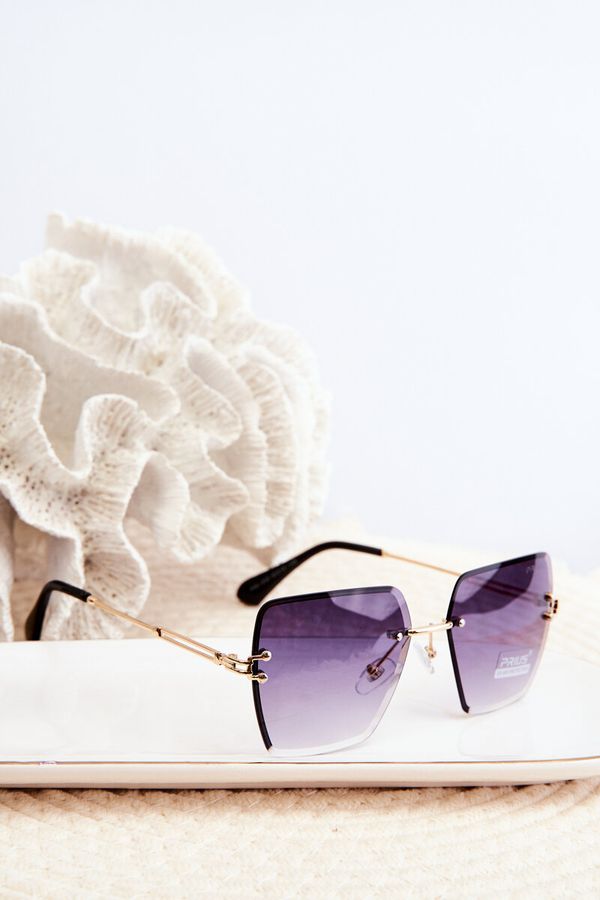 Kesi Women's Sunglasses with Shaded Lens UV400 Gold-Black