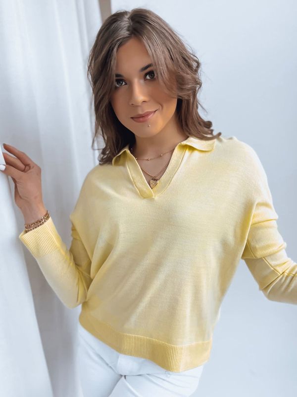 DStreet Women's sweater ORBILLA lemon Dstreet